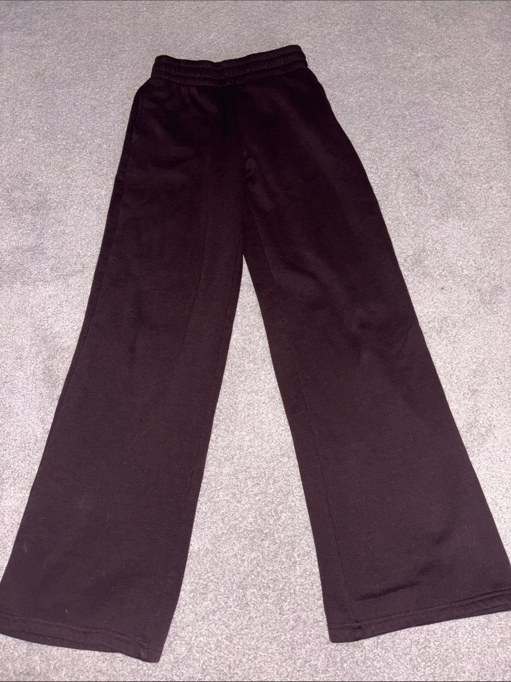Ardene Black Wide-Leg Sweatpants